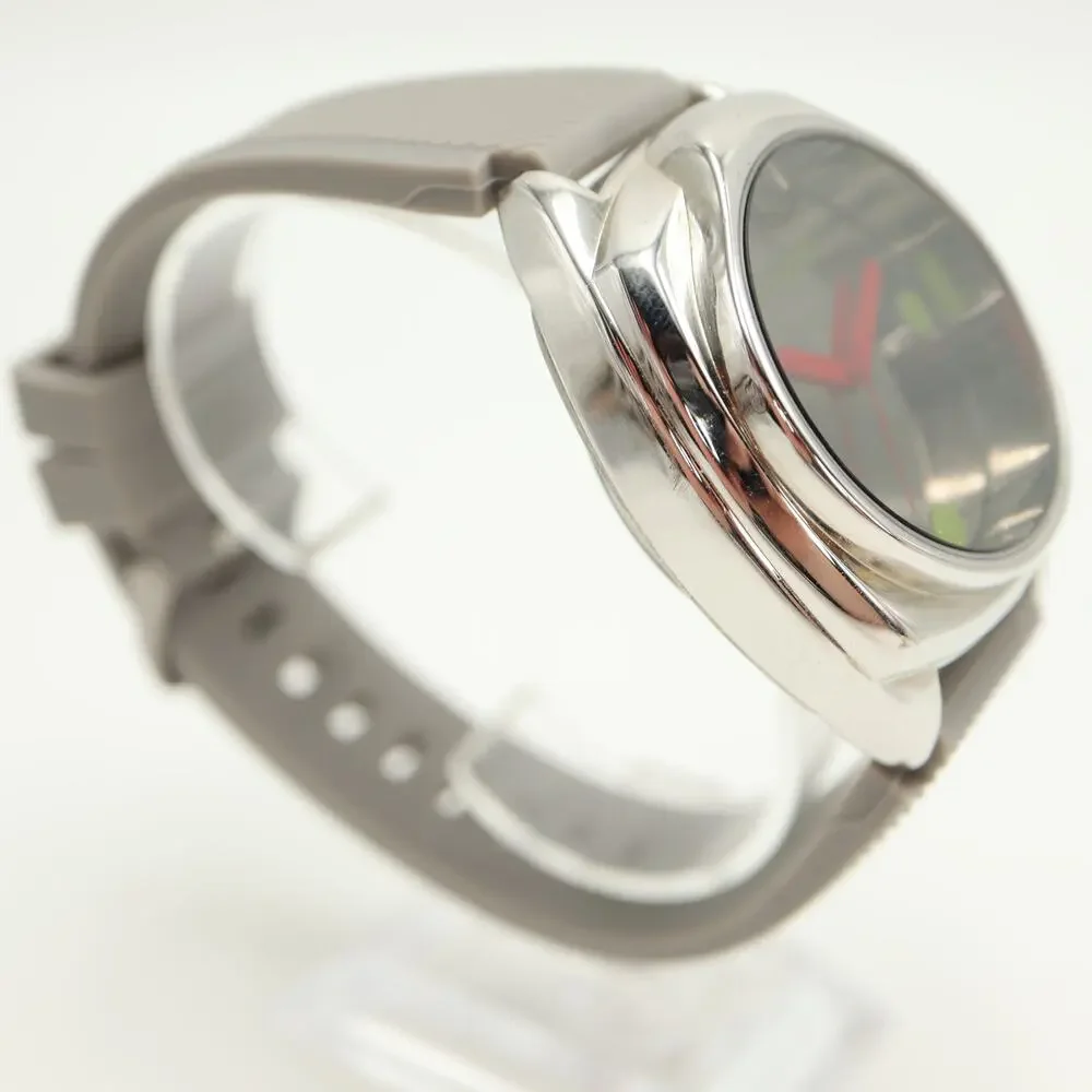 Can You Imagine Infinity Optics Mirror Black Light 45mm Watch Retro WORKING
